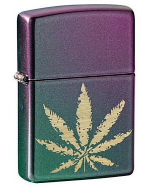 Vžigalnik Zippo 49185 Iridescent Marijuana Leaf