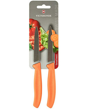 Nož Victorinox 6.7796.L9B Swiss Classic 2. delni set nožev za zelenjavo oranžen
