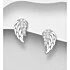 Srebrni uhani s CZ kristali 701-26608