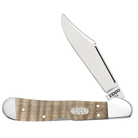 Nož Zippo 50621 NATURAL CURLY MAPLE MINI COPPERLOCK